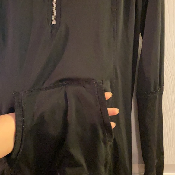 Free people / fp movement black hooded half zip - Picture 4 of 5